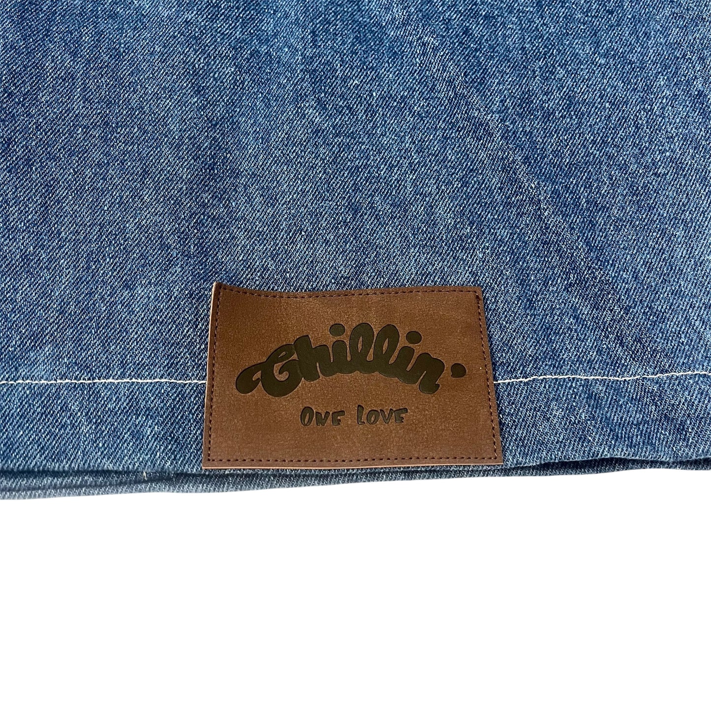 OPEN ZIP DENIM SHIRTS