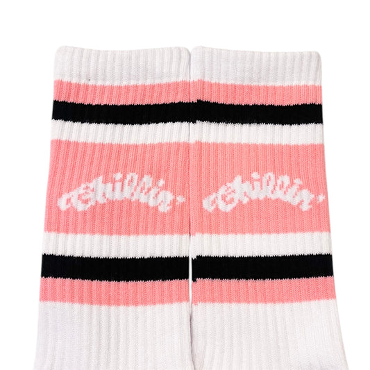 LOGO SOCKS - PINK