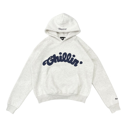 BIG LOGO LAYERED SWEAT SET- GREY