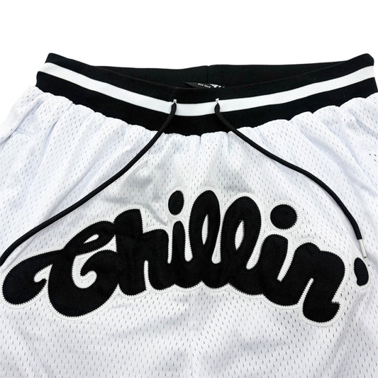 BASKETBALL STAR SHORTS - WHITE