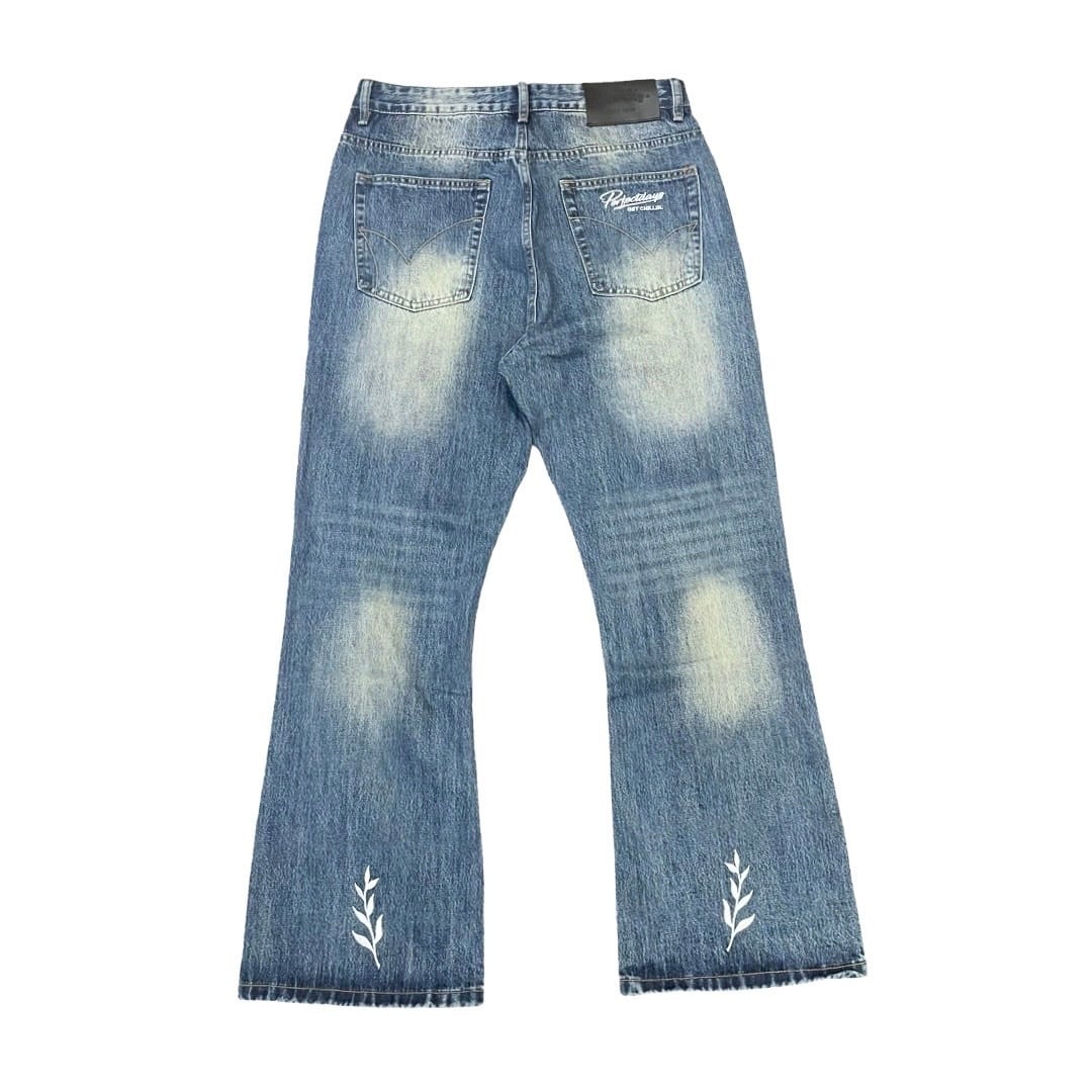 FLOWER FLARE JEANS