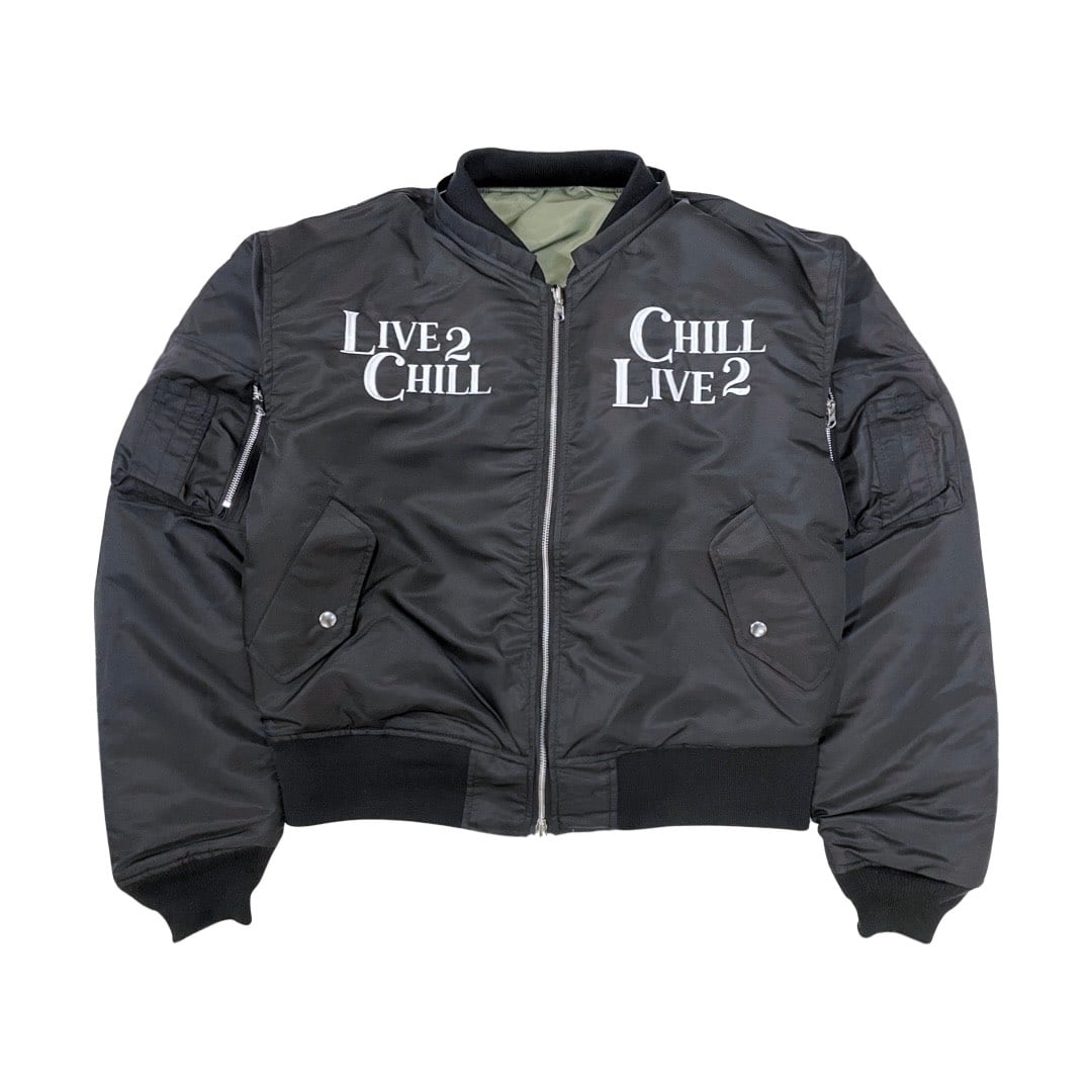 REVERSIBLE BOMBER JACKET