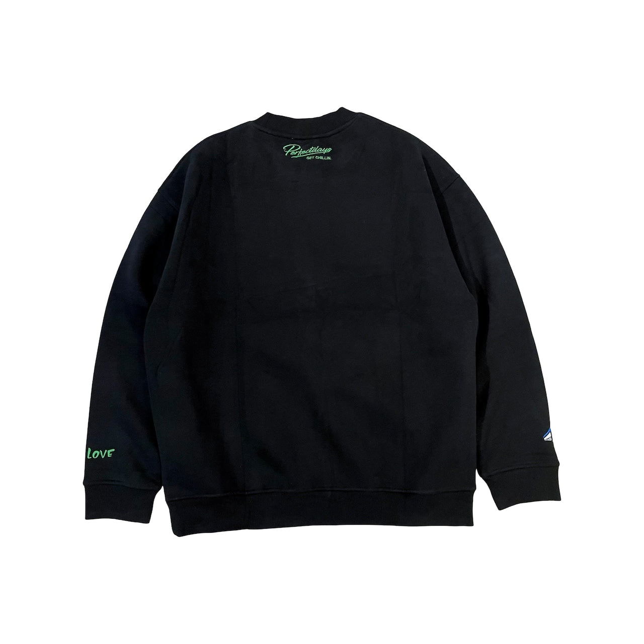 CHILLIN' × Castle Records -"MUSIC LOVER" CREWNECK - BLACK
