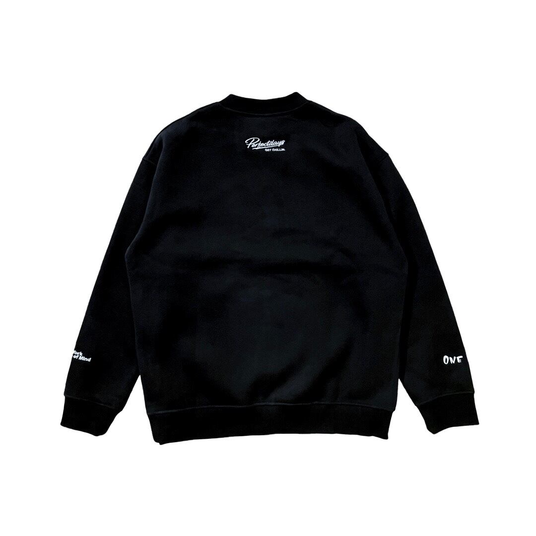 NY BUTTERFLY CREWNECK - BLACK