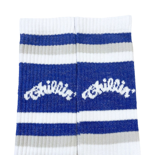 LUMINOUS LOGO SOCKS - BLUE