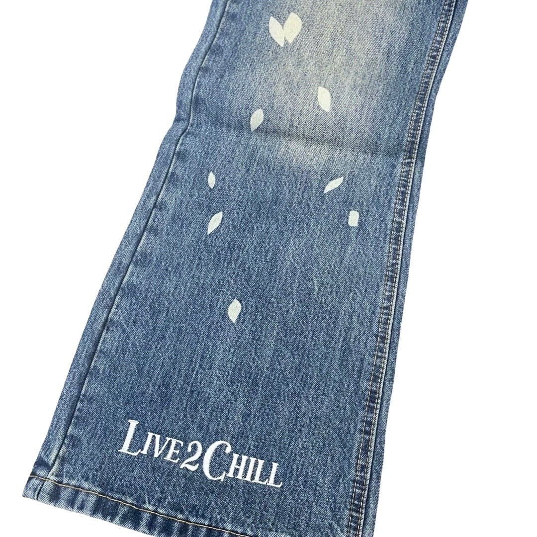 FLOWER FLARE JEANS
