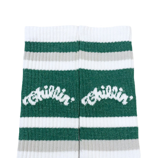 LUMINOUS LOGO SOCKS - GREEN