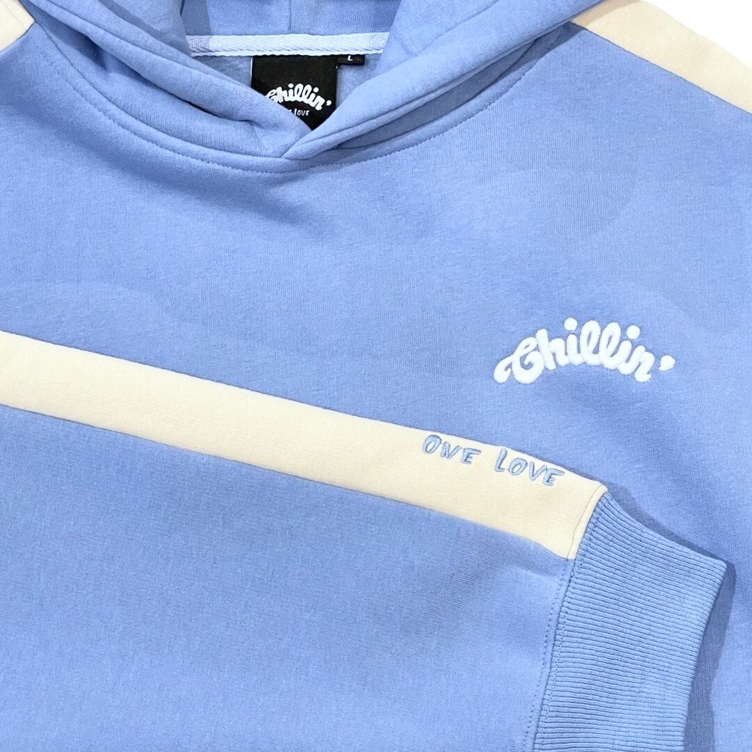 LINE SWEATSUIT SET - SKY BLUE