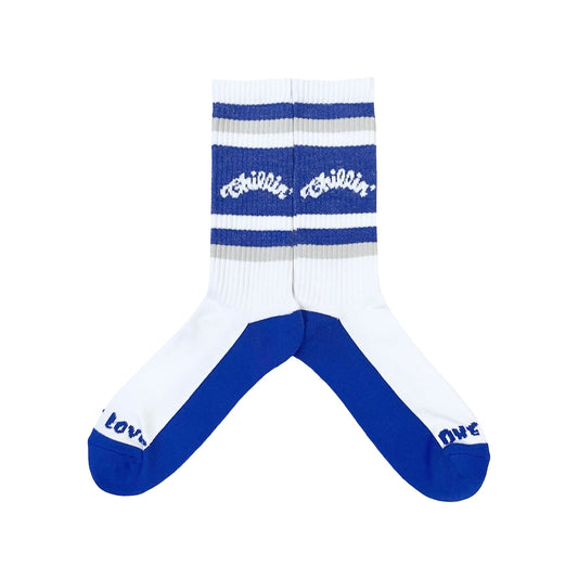 LUMINOUS LOGO SOCKS - BLUE