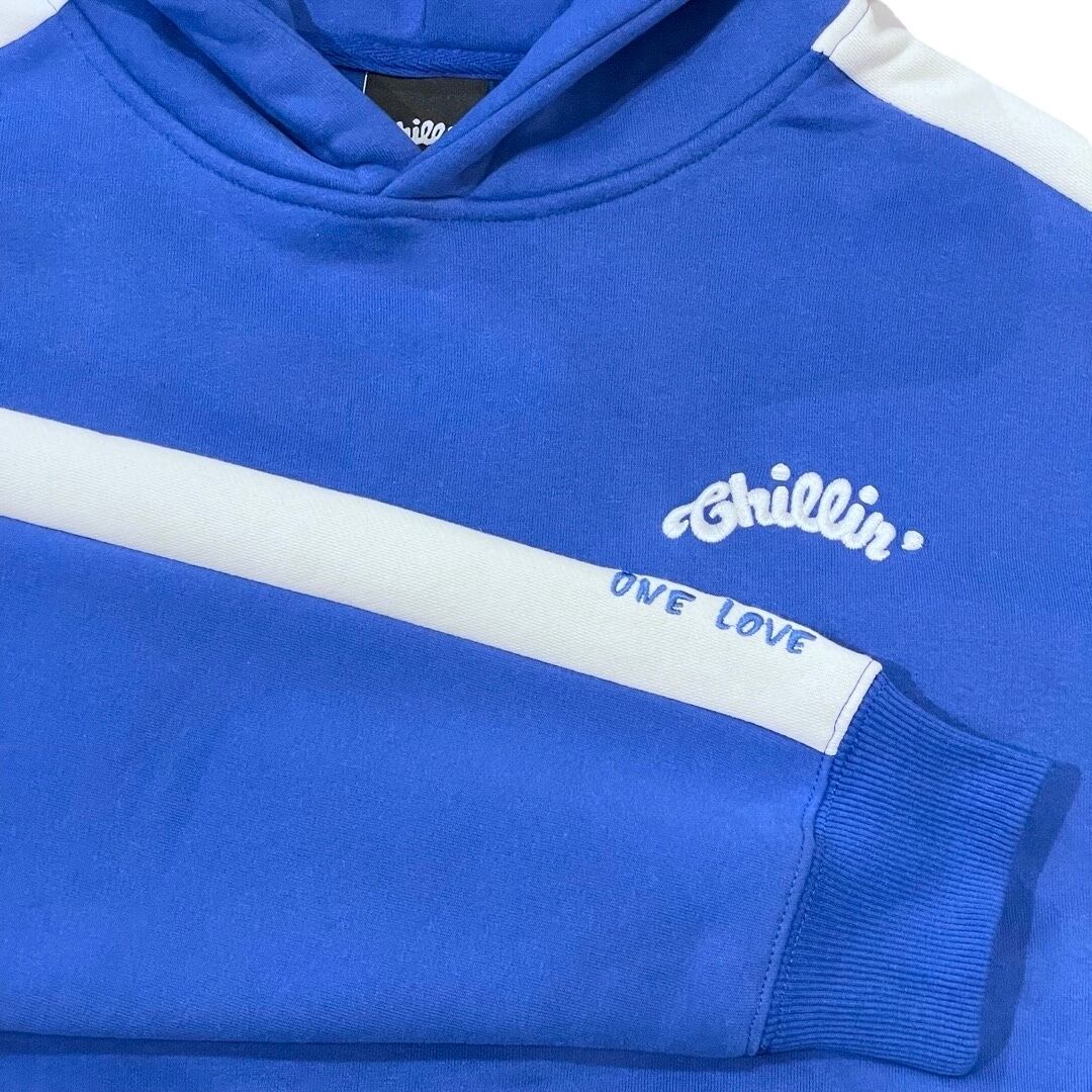 LINE SWEATSUIT SET - BLUE