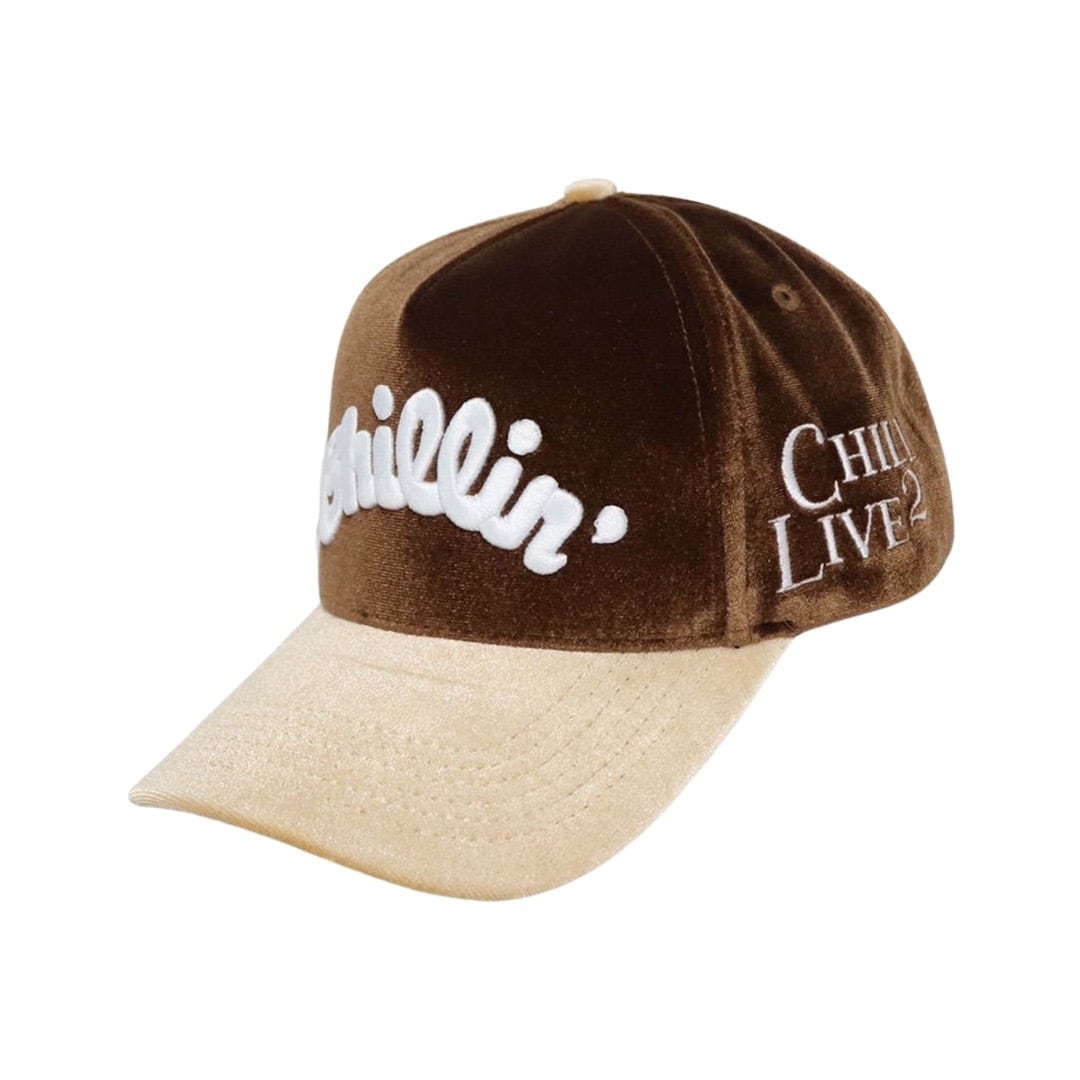 L2C VELVET CAP - BROWN