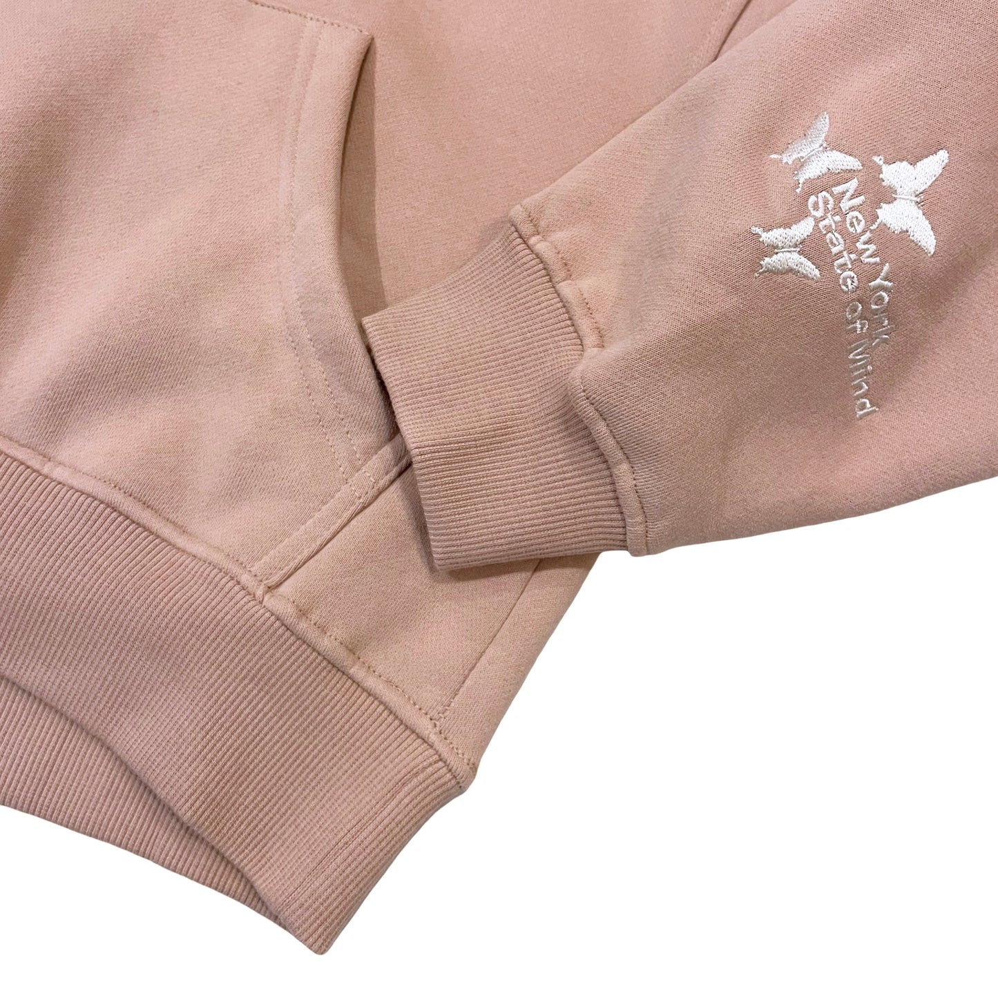 Women's NY BUTTERFLY HOODIE - PINK