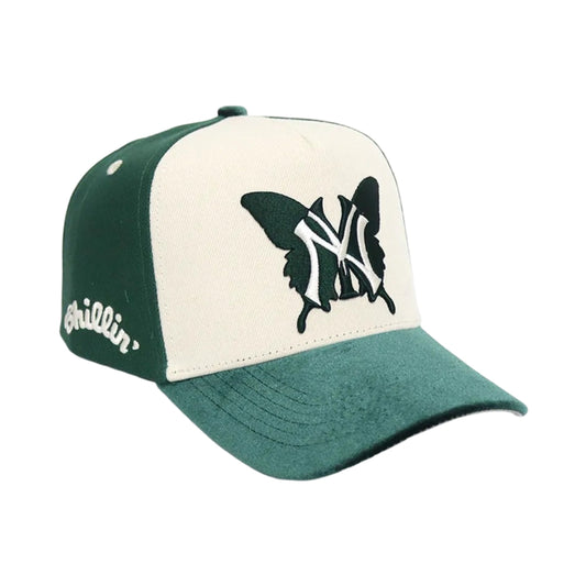 NY BUTTERFLY 5PANEL CAP - GREEN