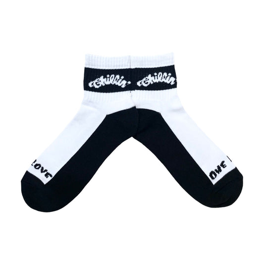LOGO SOCKS (LOW)- BLACK