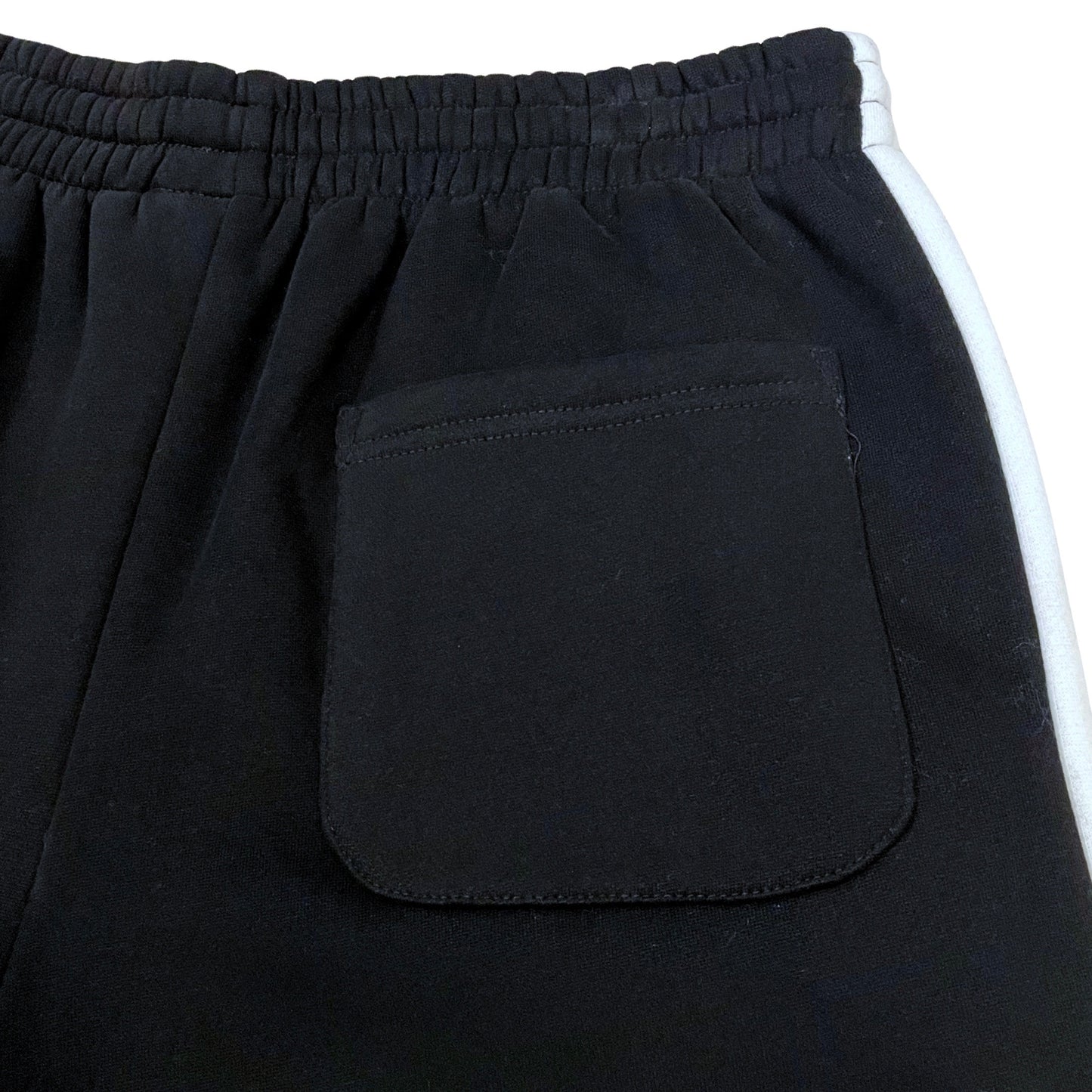 LINE ZIP-UP SWEATSUIT SET - BLACK
