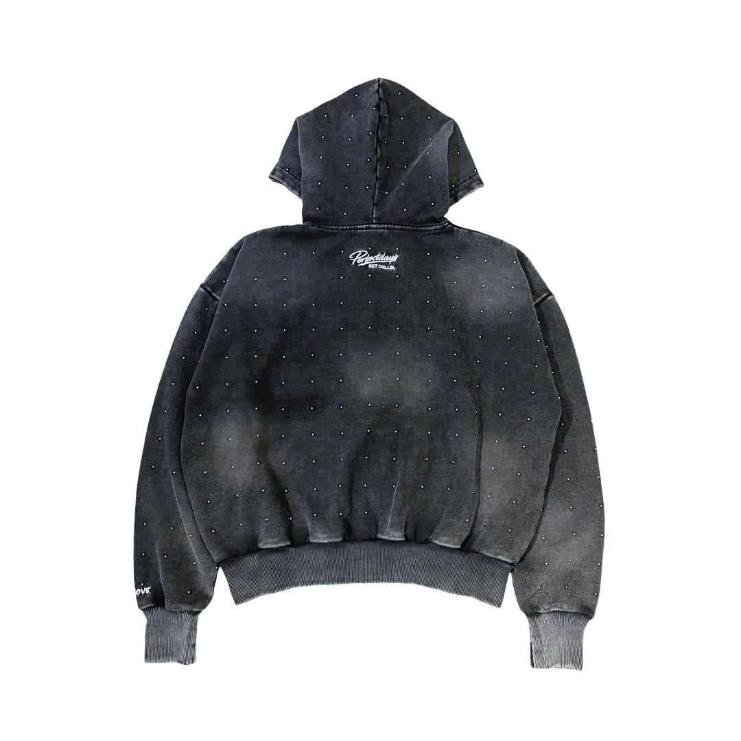 STUDS PIGMENT HOODIE