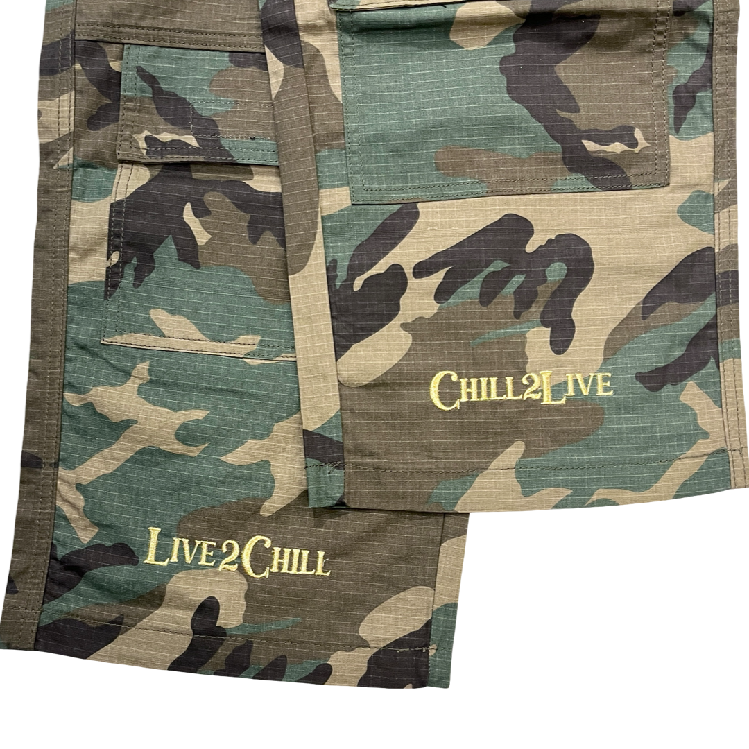 CAMO CARGO PANTS