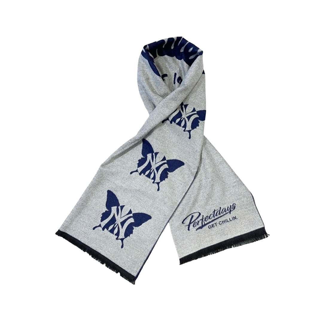 NY BUTTERFLY STOLE - NAVY