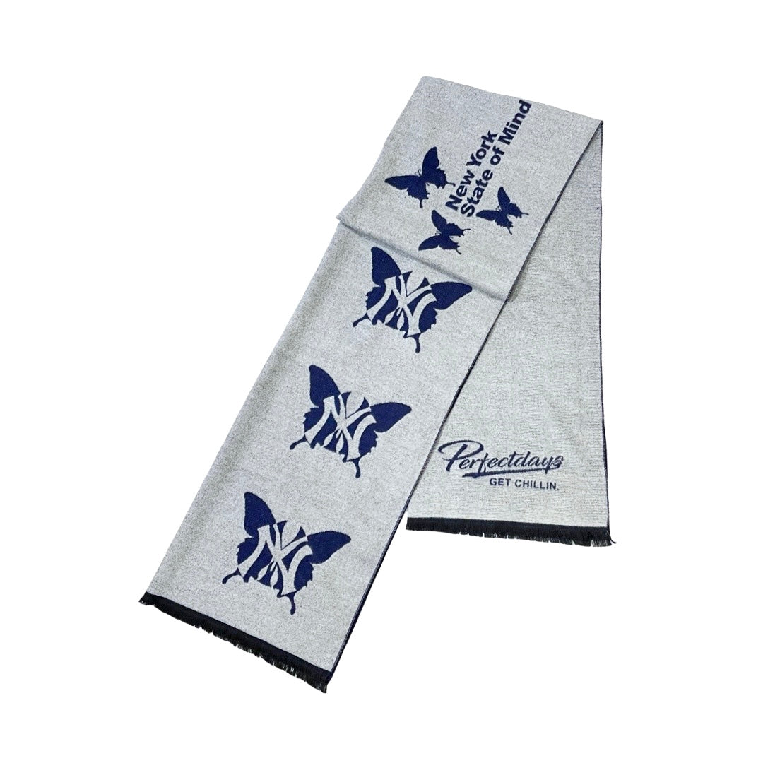 NY BUTTERFLY STOLE - NAVY