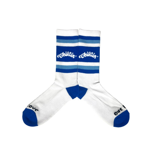 LOGO SOCKS - BLUE