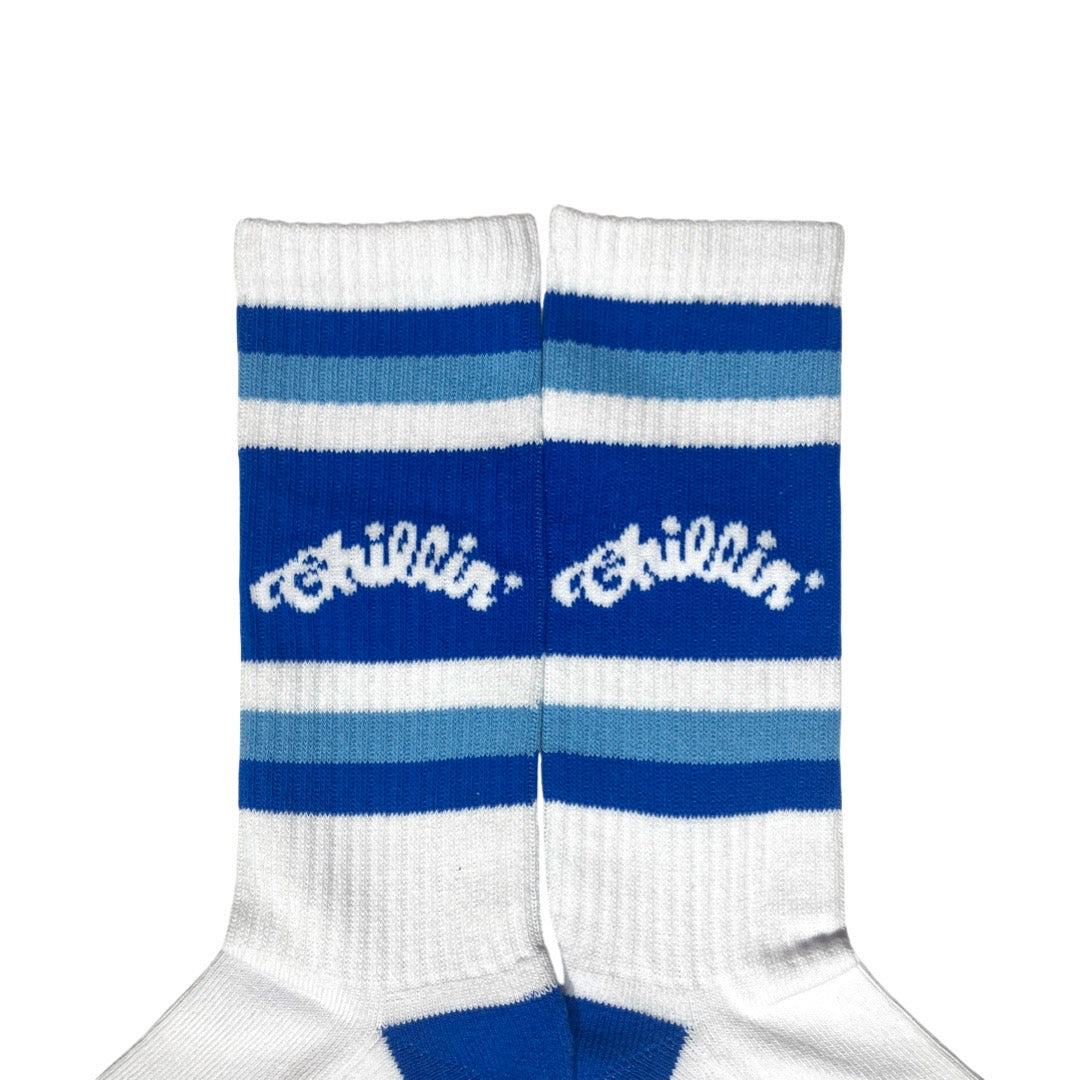 LOGO SOCKS - BLUE