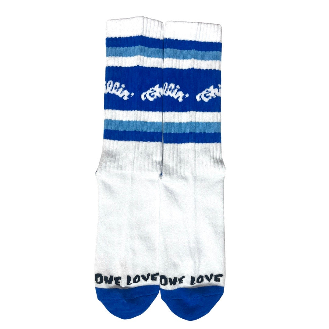 LOGO SOCKS - BLUE