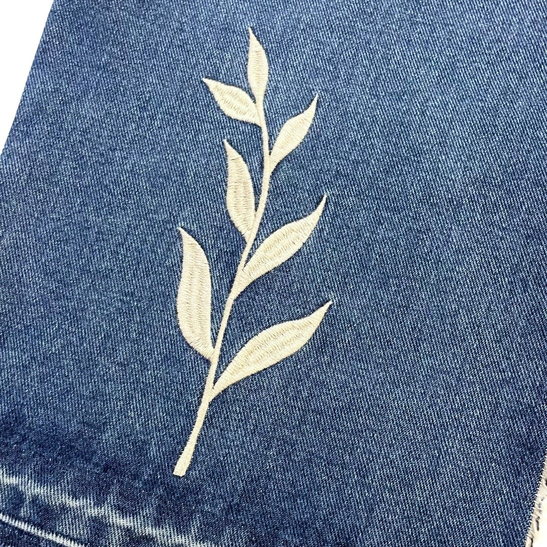 BREAK DENIM PANTS - BLUE