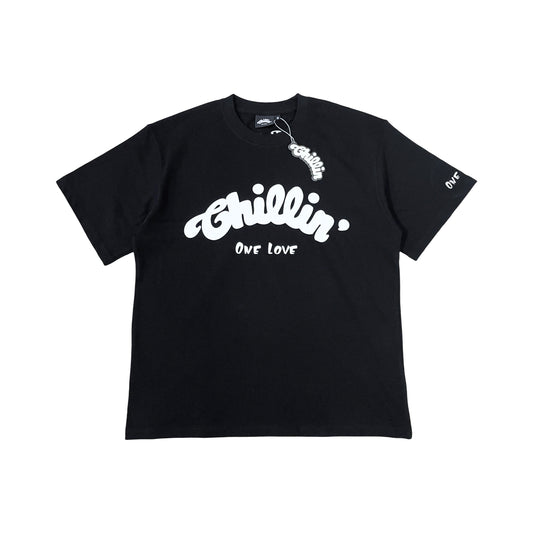 BIG LOGO S/S TEE - BLACK / WHITE