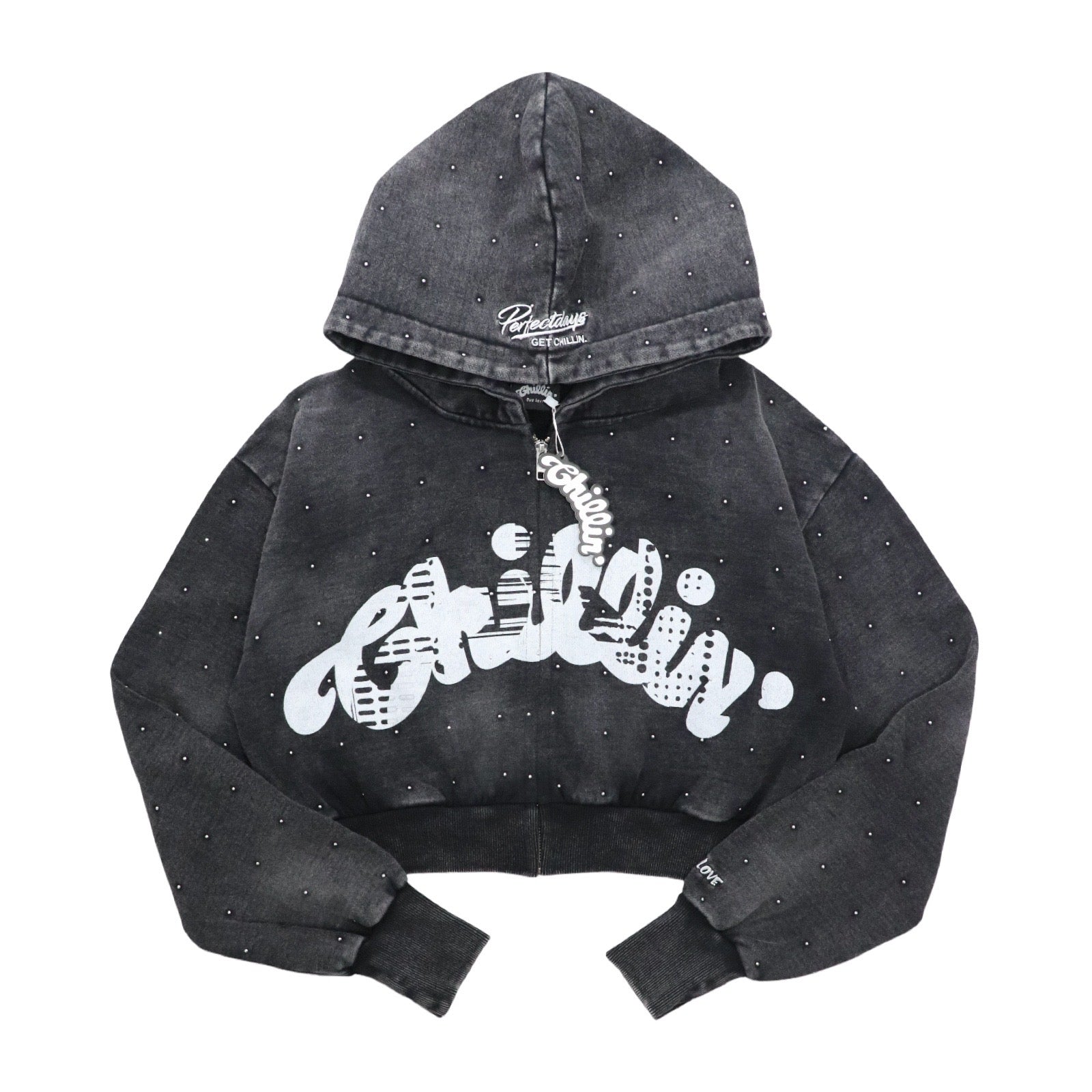 chillin one love 黒スタジャン chillin' onelove – Chillin' STORE