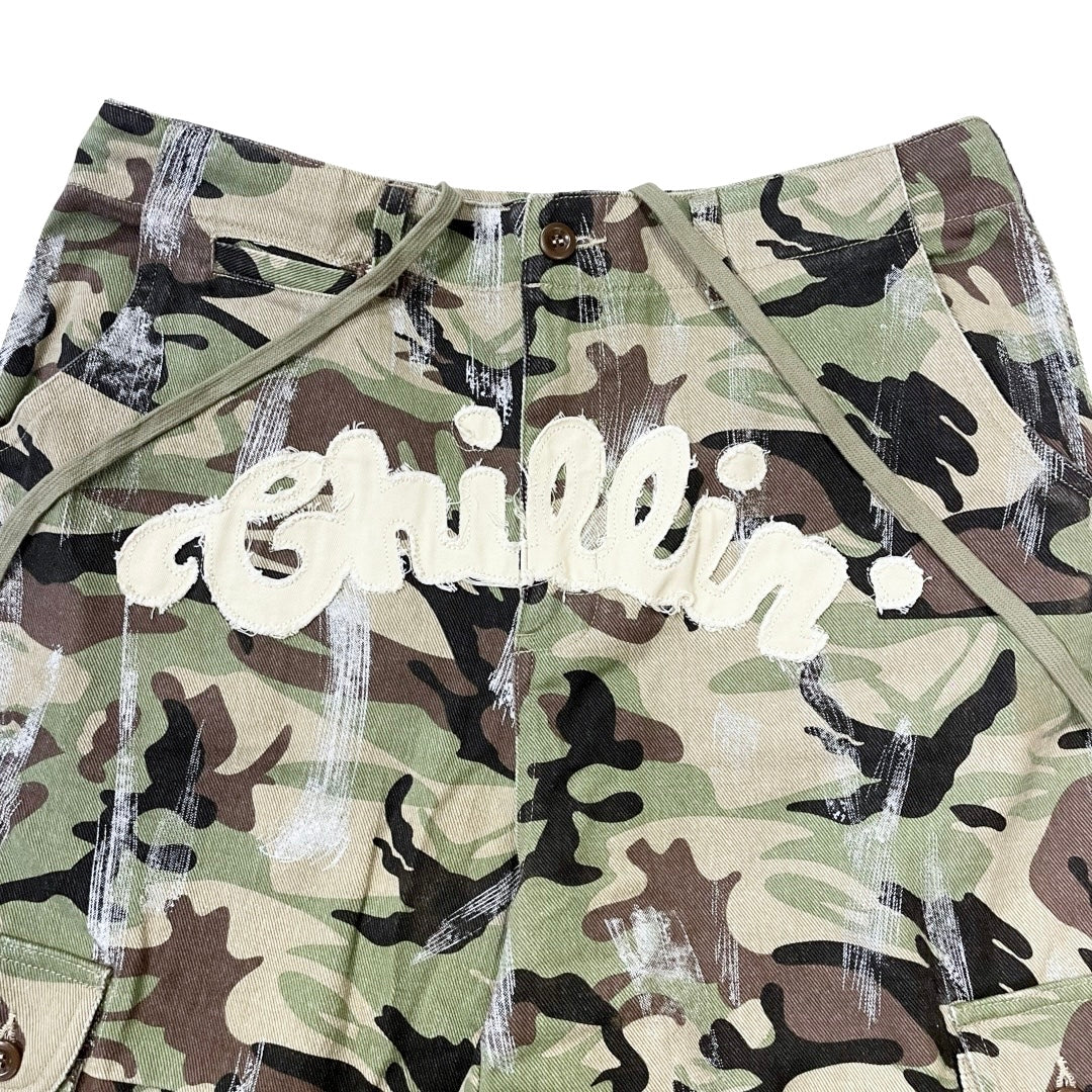 CAMO CARGO SHORTS