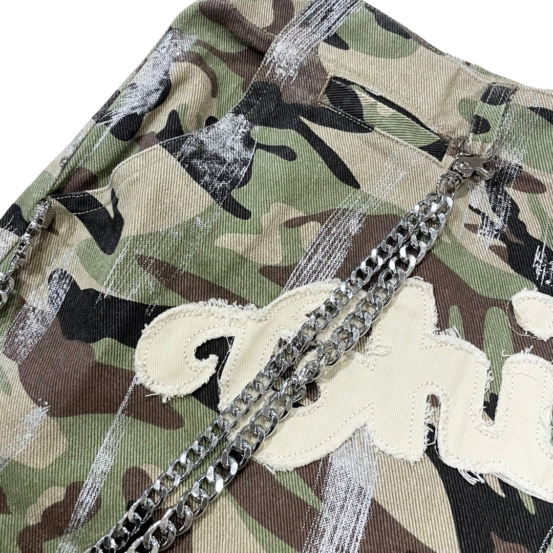 CAMO CARGO SHORTS