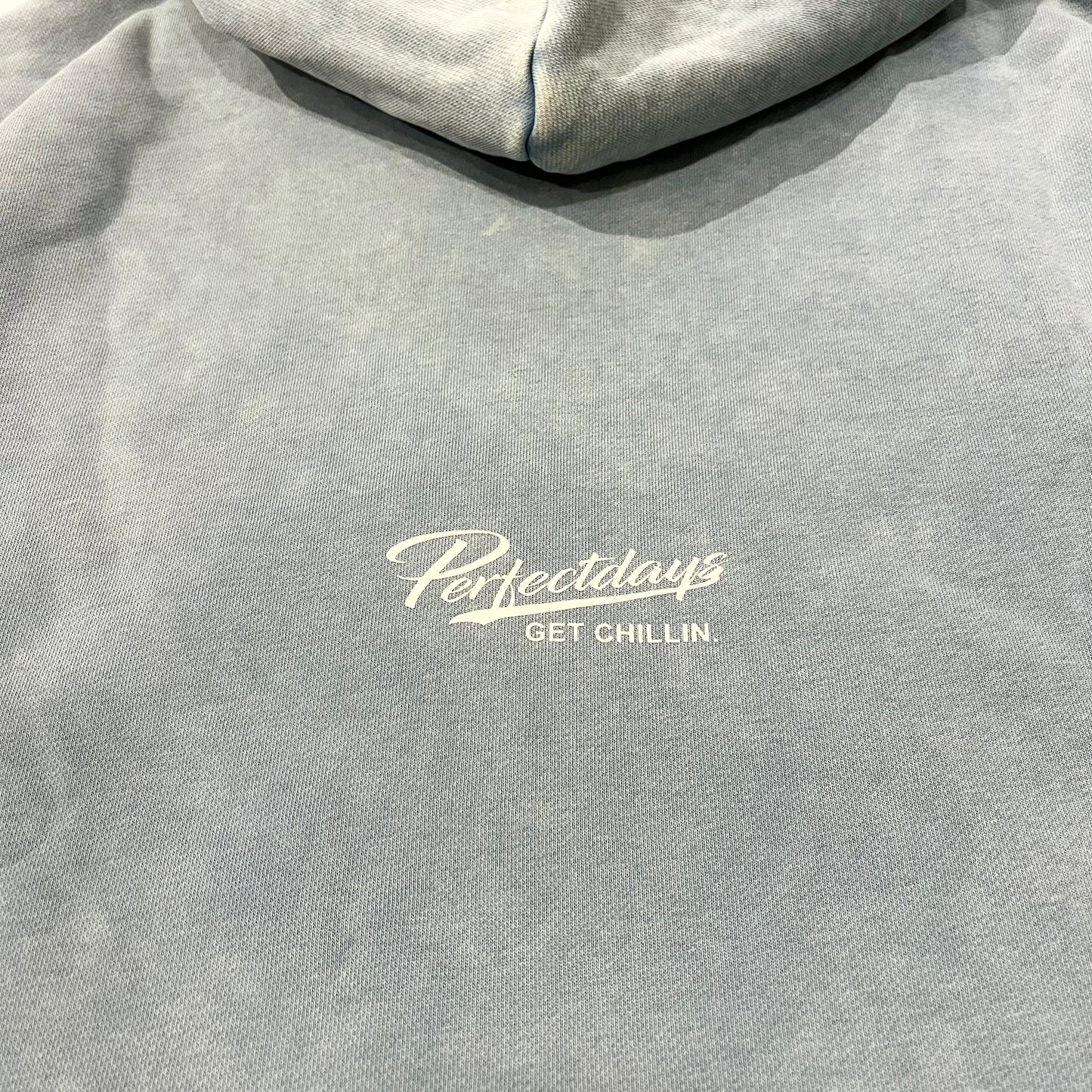 CROPPED HOODIE - BLUE
