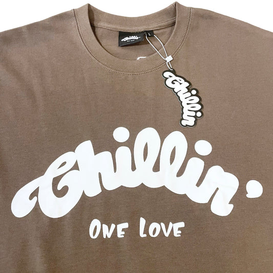 BIG LOGO S/S TEE - BROWN