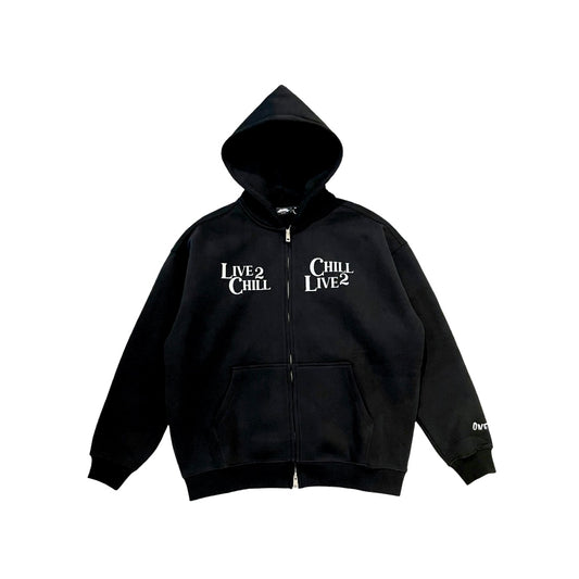 L2C REFLECTOR HOODIE - BLACK