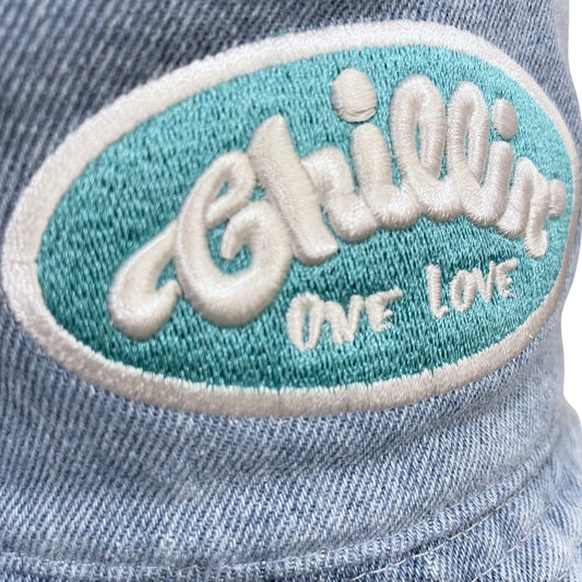 BUCKET HAT - WHITE / MINT