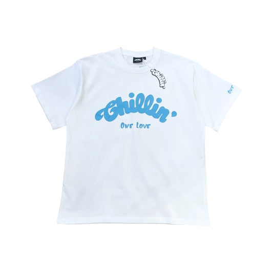 BIG LOGO S/S TEE - WHITE / MINT
