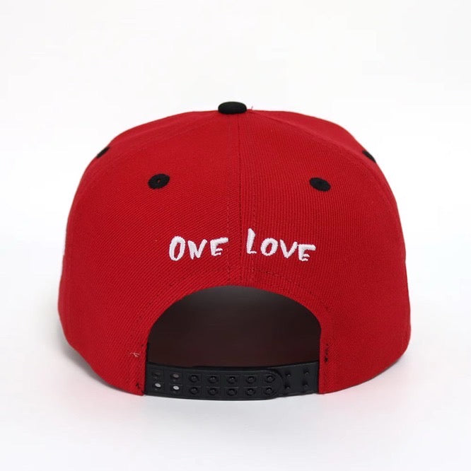 5PANEL CAP "ROSE" - RED