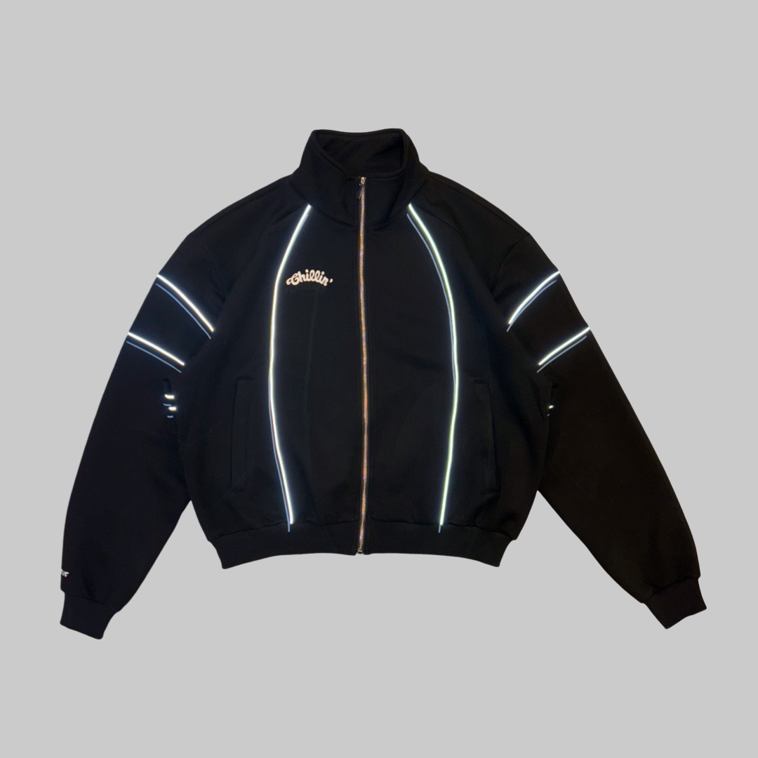 REFLECT LINE TRACKSUIT - BLACK