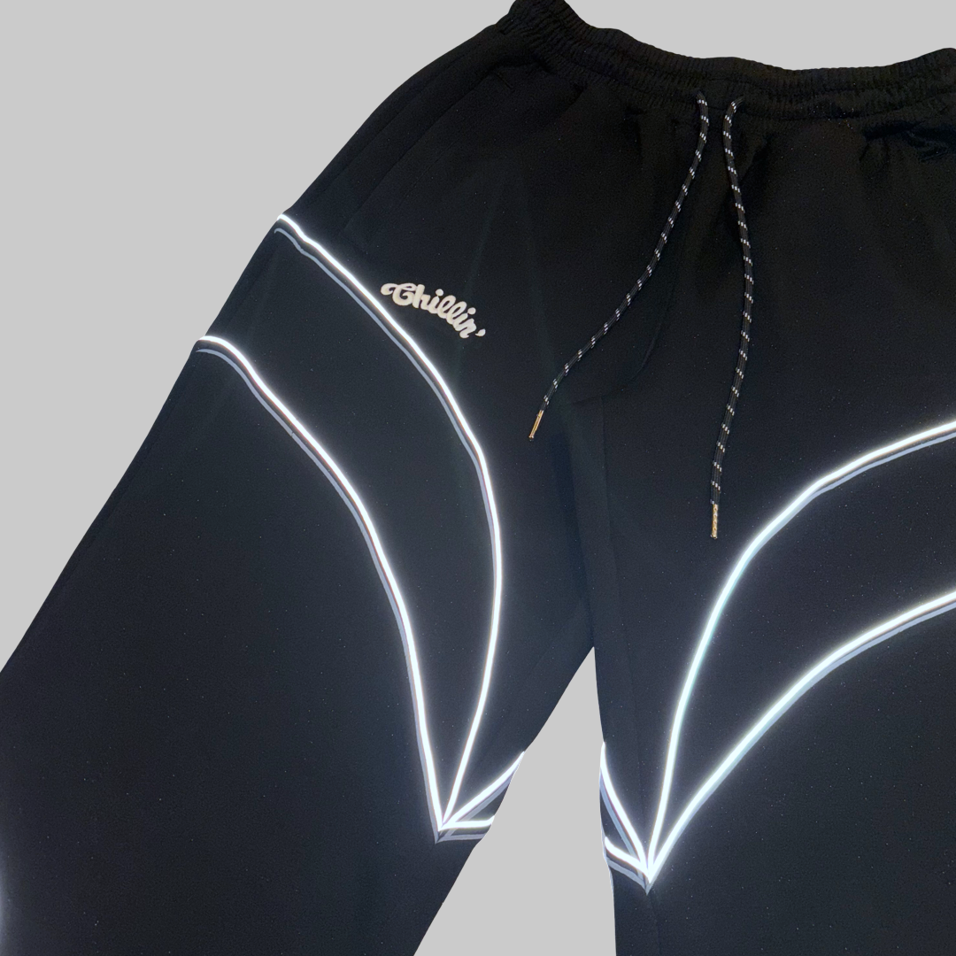 REFLECT LINE TRACKSUIT - BLACK