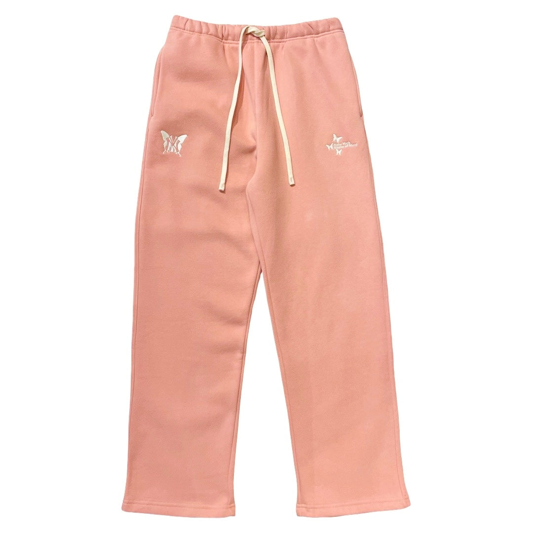 NY BUTTERFLY SWEATSUIT SET - PINK