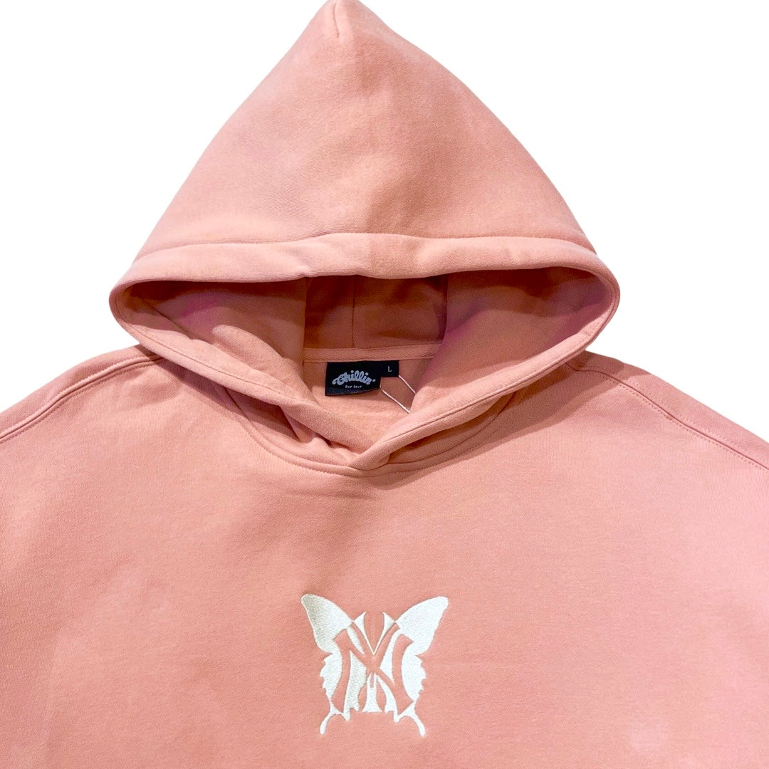 NY BUTTERFLY SWEATSUIT SET - PINK