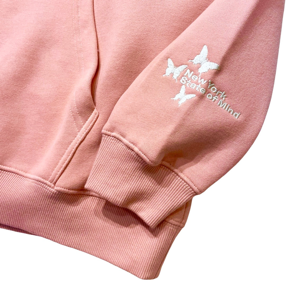 NY BUTTERFLY SWEATSUIT SET - PINK