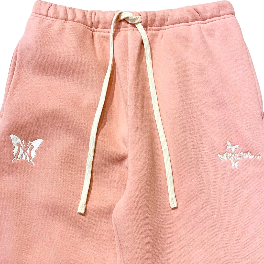 NY BUTTERFLY SWEATSUIT SET - PINK