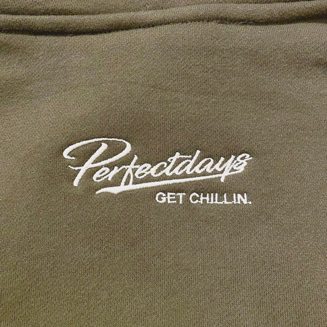 NY BUTTERFLY SWEATSUIT SET - MOS GREEN