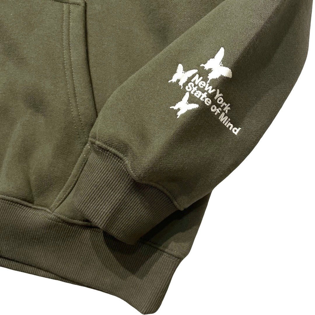 NY BUTTERFLY SWEATSUIT SET - MOS GREEN