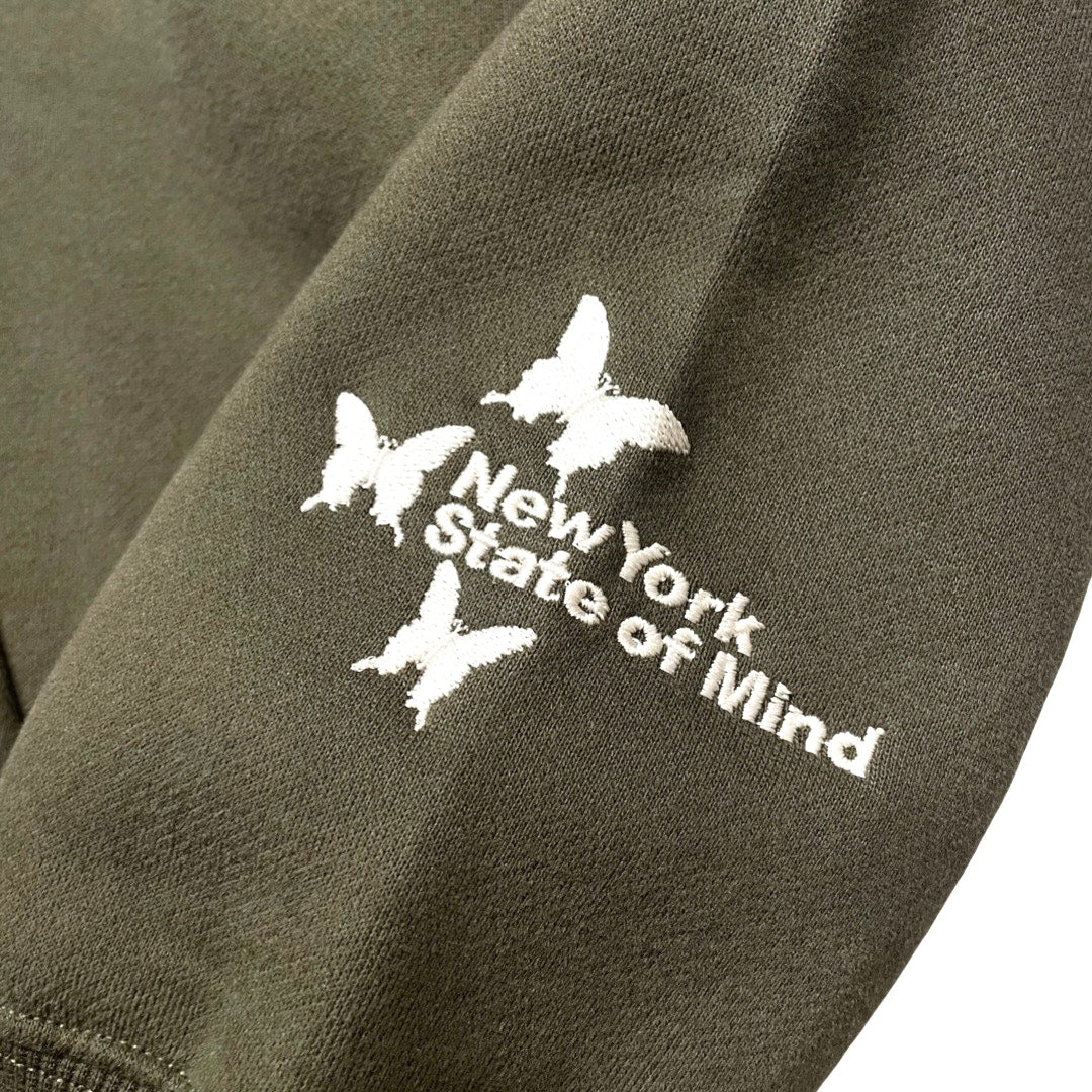 NY BUTTERFLY SWEATSUIT SET - MOS GREEN