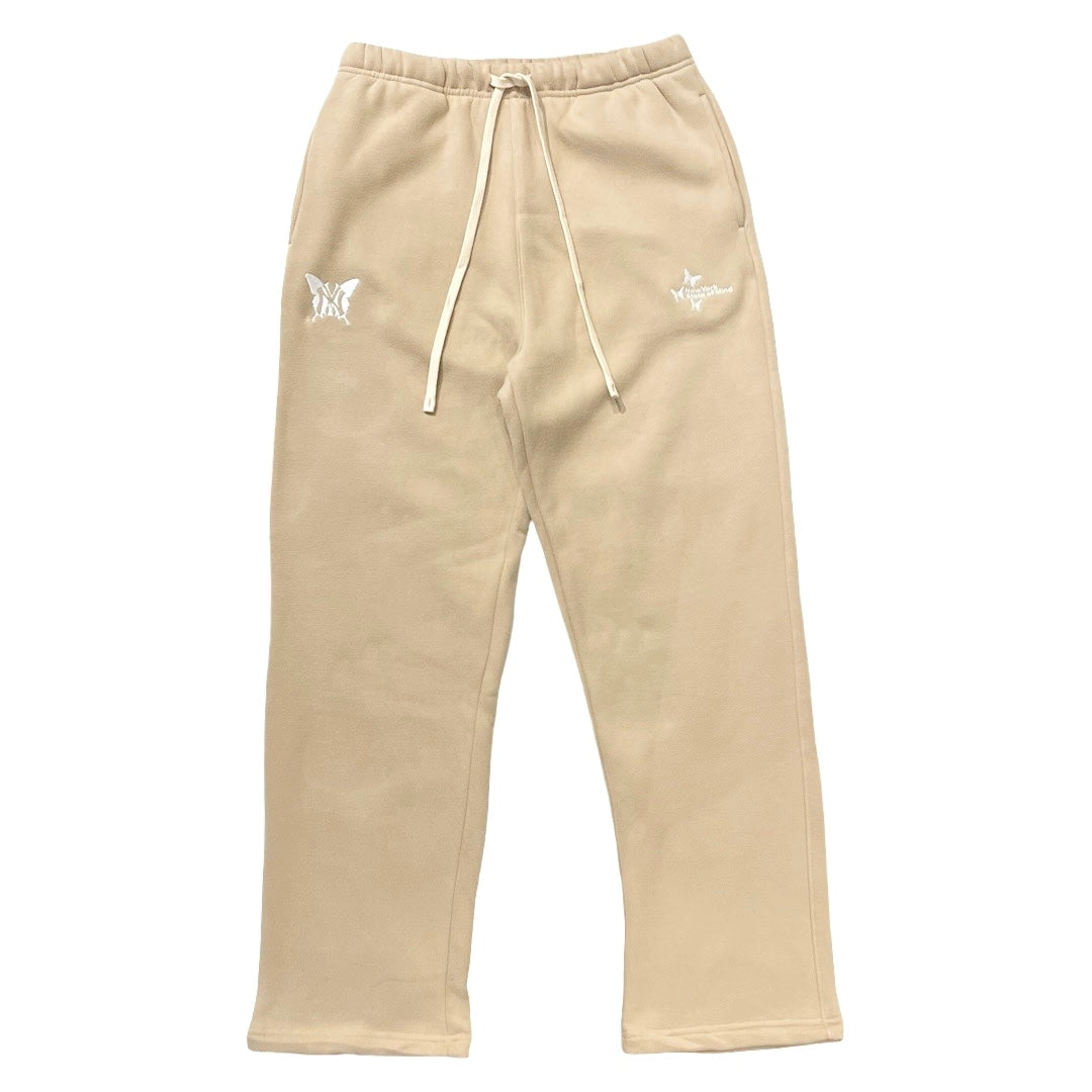 NY BUTTERFLY SWEATSUIT SET - KHAKI