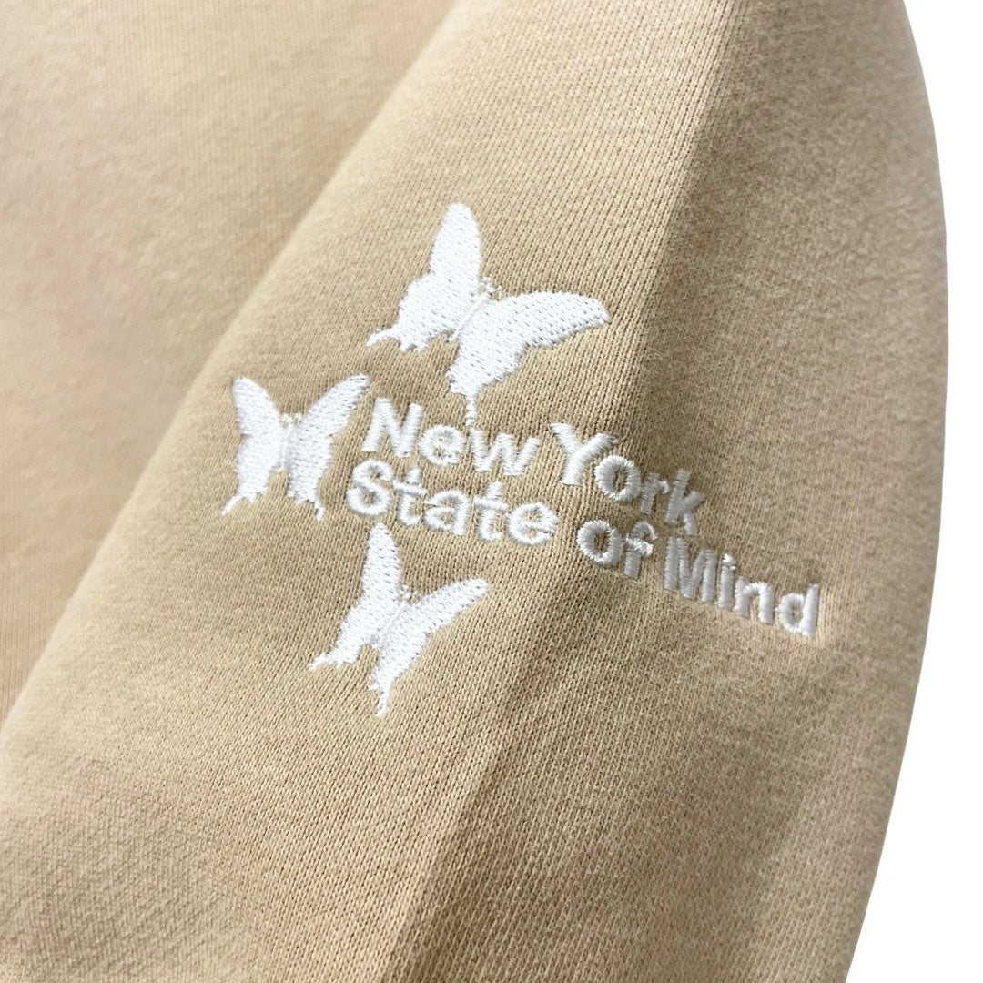 NY BUTTERFLY SWEATSUIT SET - KHAKI