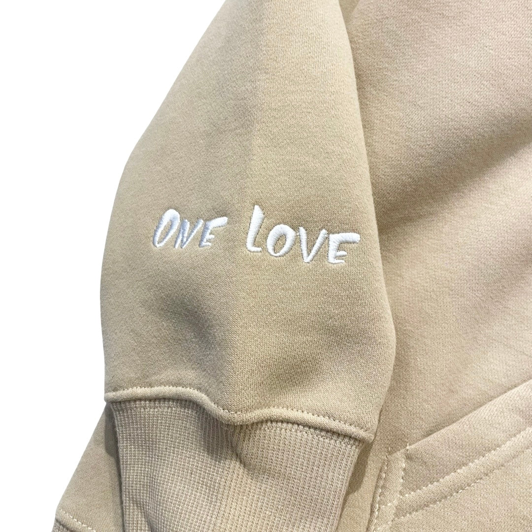 NY BUTTERFLY SWEATSUIT SET - KHAKI