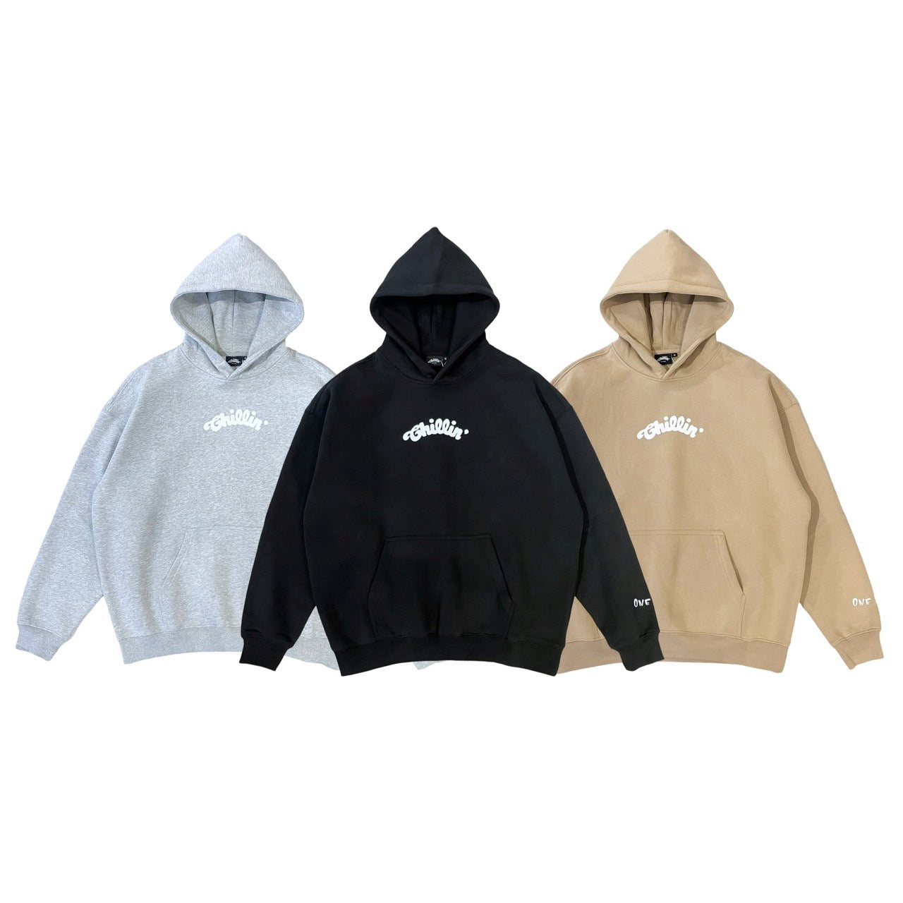 MINI LOGO HOODIE - GREY